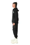 MOD WAVE MOVEMENT Ζακέτες MWM VANGUARD DOGS THINKER ZIP-UP HOODIE - BLACK