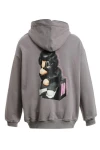 MOD WAVE MOVEMENT Ζακέτες MWM VANGUARD DOGS THINKER ZIP-UP HOODIE - GREY