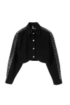 MOD WAVE MOVEMENT Πουκάμισα MWM WOMENS CROPPED ASYMETTRIC SHIRT - BLACK