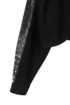 MOD WAVE MOVEMENT Πουκάμισα MWM WOMENS CROPPED ASYMETTRIC SHIRT - BLACK