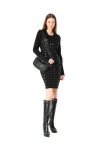 MOD WAVE MOVEMENT Τσάντες MWM STUDDED LEATHER SMALL BAG - BLACK