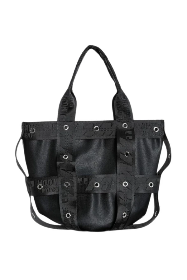 MOD WAVE MOVEMENT Τσάντες MWM STUDDED TAPES BAG - BLACK