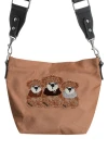 MOD WAVE MOVEMENT Τσάντες MWM TEDDY SMALL HANDBAG - CAMEL