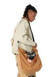 MOD WAVE MOVEMENT Τσάντες MWM TEDDY CANVAS PATCH TOTEBAG - CAMEL