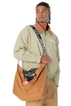 MOD WAVE MOVEMENT Τσάντες MWM TEDDY CANVAS PATCH TOTEBAG - CAMEL
