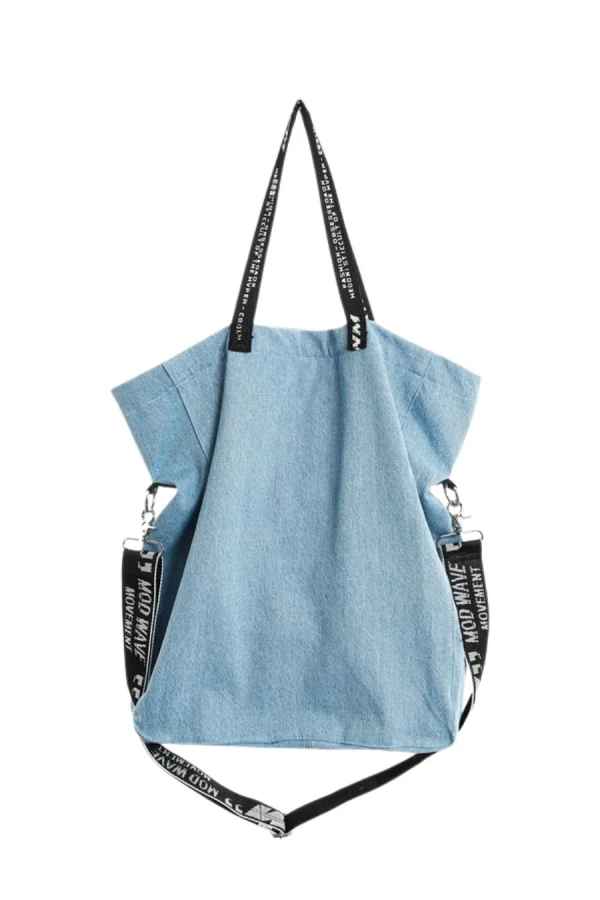 MOD WAVE MOVEMENT Τσάντες MWM TEDDY DENIM TOTEBAG - BLUE