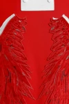 MOD WAVE MOVEMENT Φούτερ λαιμόκοψη MWM WINGS STARS SWEATSHIRT - RED