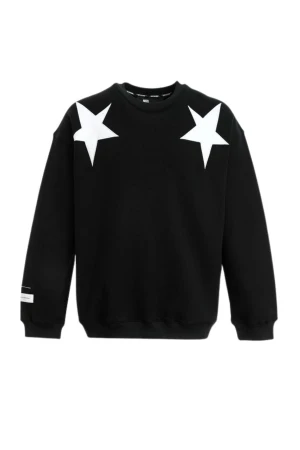 MOD WAVE MOVEMENT Φούτερ λαιμόκοψη MWM WINGS STARS SWEATSHIRT - 