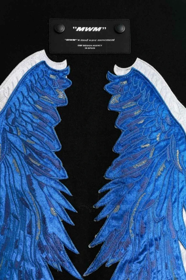 MOD WAVE MOVEMENT Φούτερ λαιμόκοψη MWM WINGS STARS SWEATSHIRT - 