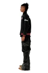 MOD WAVE MOVEMENT Μπουφάν MWM VANGUARD DOGS LEATHER VDOG BOMBER JACKET - BLACK