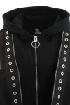 MOD WAVE MOVEMENT Μπουφάν MWM VANGUARD DOGS STUDDED BOMBER JACKET - BLACK