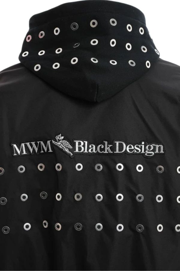 MOD WAVE MOVEMENT Μπουφάν MWM VANGUARD DOGS STUDDED BOMBER JACKET - BLACK