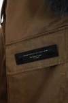 MOD WAVE MOVEMENT Μπουφάν MWM WOMEN TEDDY CANVAS PATCHES FUR JACKET - BROWN