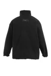 MOD WAVE MOVEMENT Μπουφάν MWM TEDDY MIKE BAG REVERSIBLE FUR JACKET - BLACK