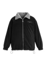 MOD WAVE MOVEMENT Μπουφάν MWM TEDDY MIKE BAG REVERSIBLE FUR JACKET - GREY