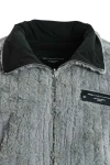 MOD WAVE MOVEMENT Μπουφάν MWM TEDDY MIKE BAG REVERSIBLE FUR JACKET - GREY