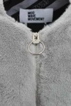 MOD WAVE MOVEMENT Μπουφάν MWM WINGS LEATHER BOMBER JACKET - GREY
