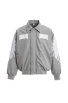 MOD WAVE MOVEMENT Μπουφάν MWM WINGS LEATHER BOMBER JACKET - GREY