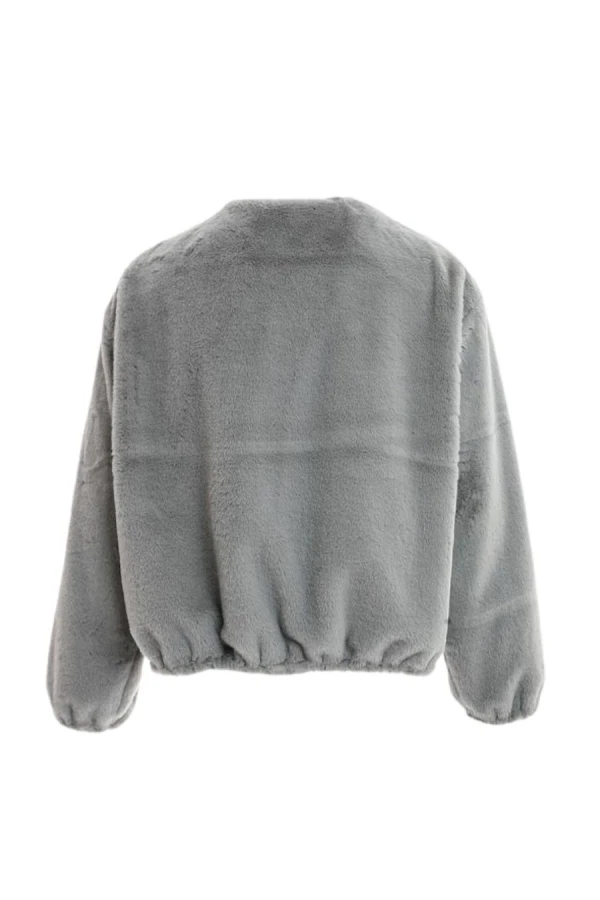 MOD WAVE MOVEMENT Μπουφάν MWM WINGS LEATHER BOMBER JACKET - GREY