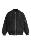 MOD WAVE MOVEMENT Μπουφάν MWM WINGS STRASS OVERSIZE BOMBER JACKET - BLACK