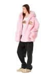 MOD WAVE MOVEMENT Μπουφάν MWM WOMEN FAUX FUR COAT - PINK