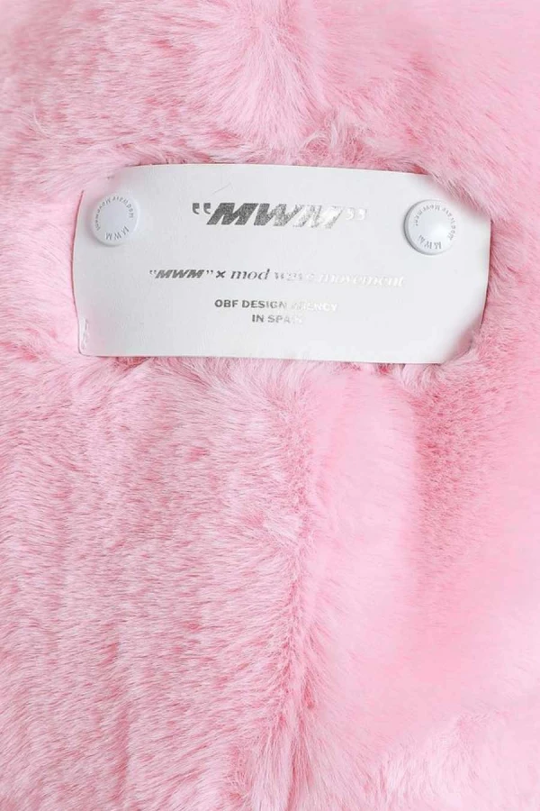 MOD WAVE MOVEMENT Μπουφάν MWM WOMEN FAUX FUR COAT - PINK