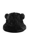 MOD WAVE MOVEMENT Καπέλα MWM TEDDY FUR BUCKET HAT - BLACK