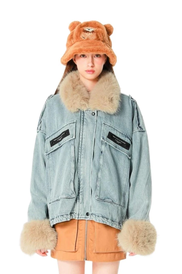 MOD WAVE MOVEMENT Καπέλα MWM TEDDY FUR BUCKET HAT - BROWN