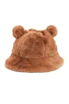 MOD WAVE MOVEMENT Καπέλα MWM TEDDY FUR BUCKET HAT - BROWN