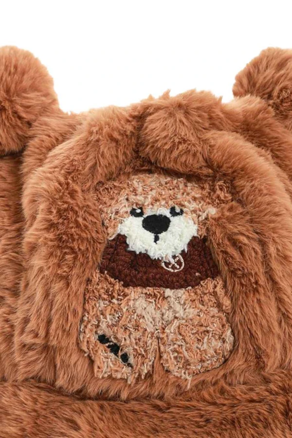 MOD WAVE MOVEMENT Καπέλα MWM TEDDY FUR BUCKET HAT - BROWN