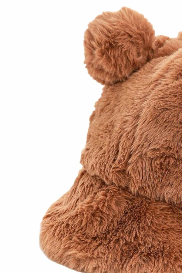 MOD WAVE MOVEMENT Καπέλα MWM TEDDY FUR BUCKET HAT - BROWN