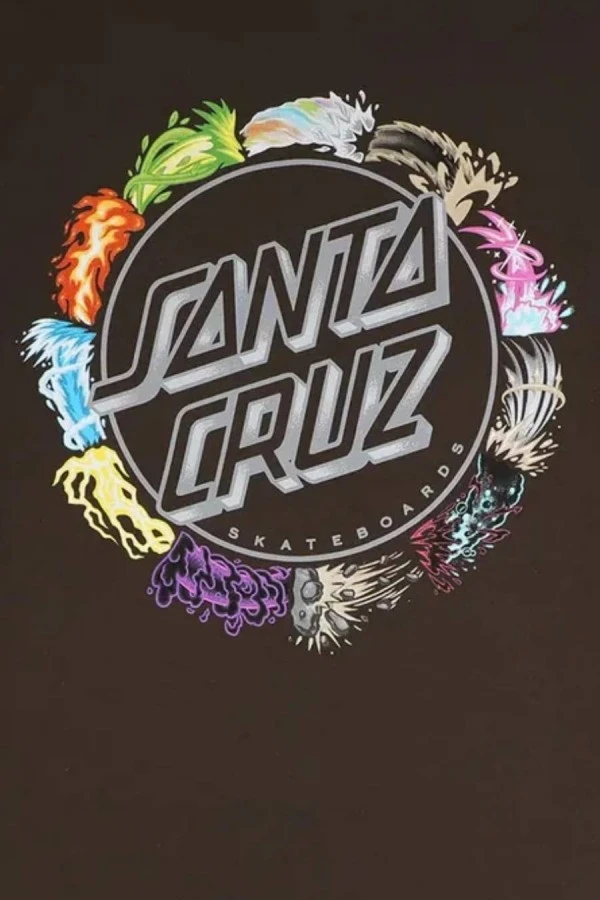 SANTA CRUZ T-Shirt Pokémon Power Dot S/S Heavyweight - Καφέ