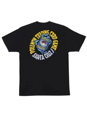 SANTA CRUZ T-Shirt Pokémon TCG Hand S/S Heavyweight - Μαύρο