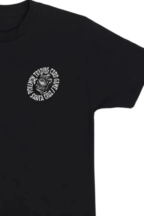 SANTA CRUZ T-Shirt Pokémon TCG Hand S/S Heavyweight - Μαύρο