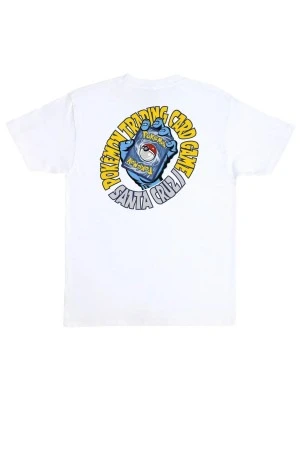 SANTA CRUZ T-Shirt Pokémon TCG Hand S/S Heavyweight - Λευκό