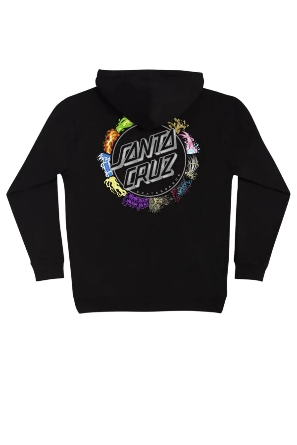 SANTA CRUZ Φούτερ με Κουκούλα Pokémon Power Dot P/O Hooded Midweight Sweatshirt - Μαύρο