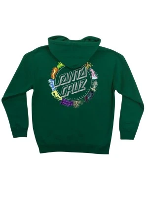 SANTA CRUZ Φούτερ με Κουκούλα Pokémon Power Dot P/O Hooded Midweight Sweatshirt - Πράσινο