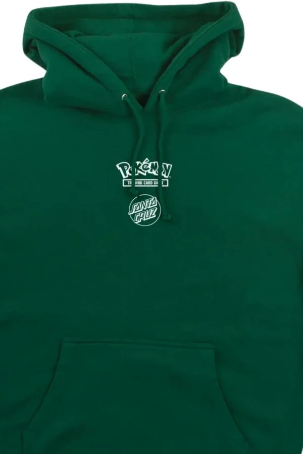 SANTA CRUZ Φούτερ με Κουκούλα Pokémon Power Dot P/O Hooded Midweight Sweatshirt - Πράσινο