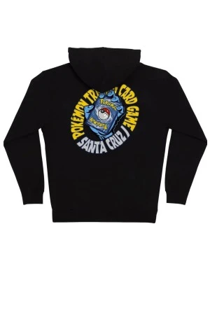 SANTA CRUZ Ζακέτα Pokémon TCG Hand Zip Hooded Heavyweight Sweatshirt - Μαύρο