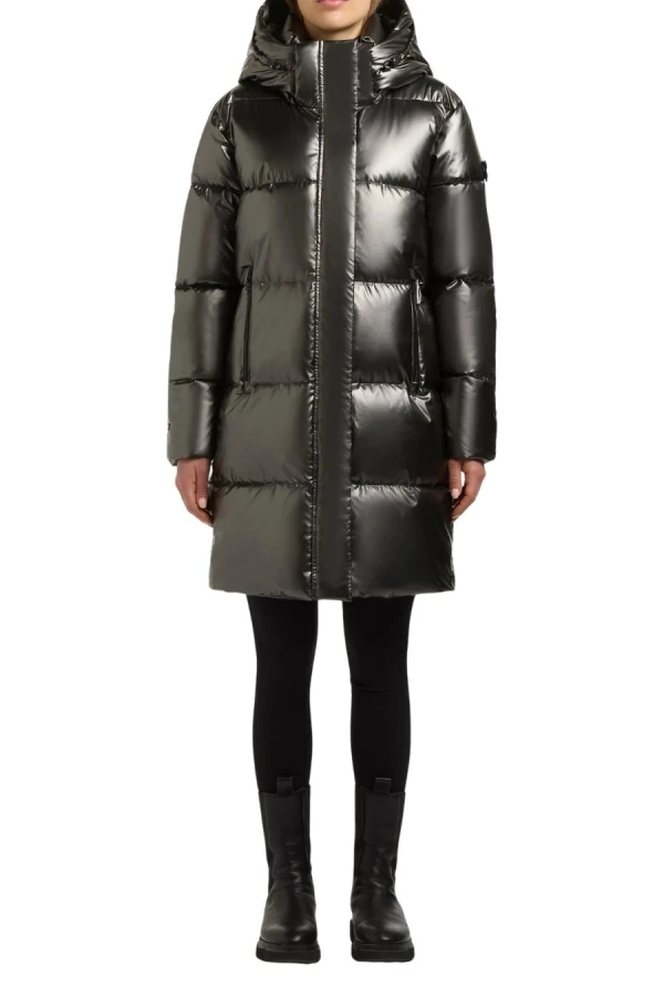 KHUJO Women's Jacket HAYA3 SHINY - Diamond Grey