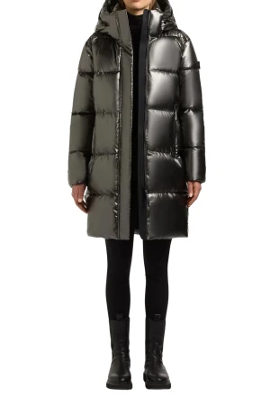 KHUJO Women's Jacket HAYA3 SHINY - Diamond Grey