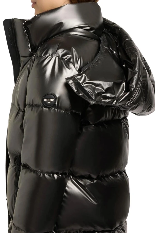 KHUJO Women's Jacket HAYA3 SHINY - Diamond Grey