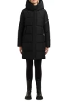 KHUJO Μπουφάν EMORY WITH BAG - BLACK