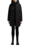 KHUJO Μπουφάν EMORY WITH BAG - BLACK