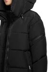 KHUJO Μπουφάν EMORY WITH BAG - BLACK