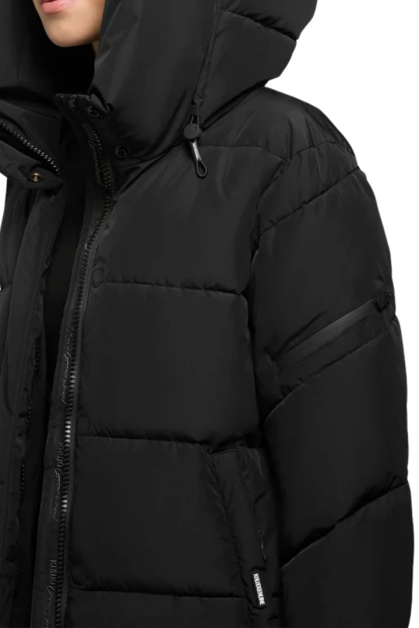 KHUJO Μπουφάν EMORY WITH BAG - BLACK