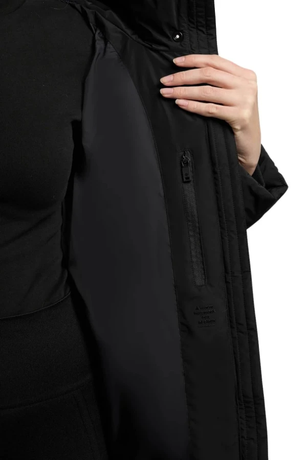KHUJO Μπουφάν EMORY WITH BAG - BLACK
