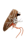 NAKED WOLFE Sneakers ADORED - TAN/WHITE SUEDE