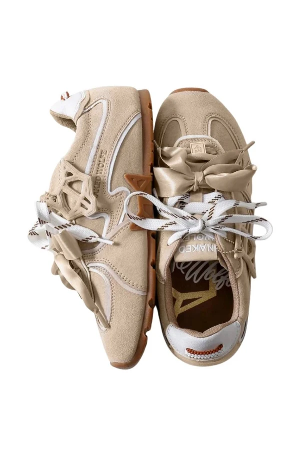 NAKED WOLFE Sneakers ADORED - Off White Suede