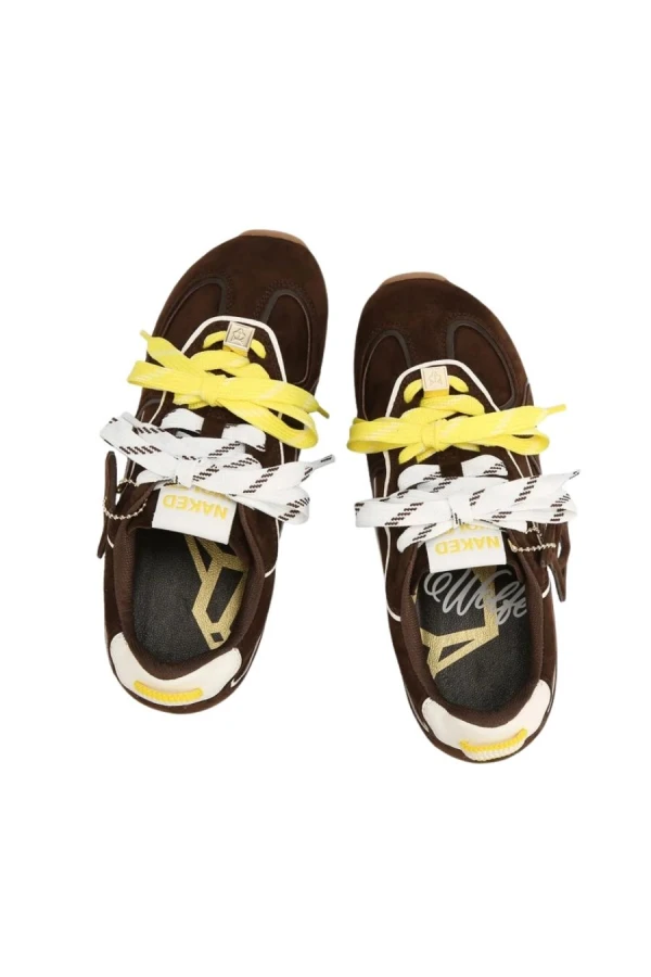 NAKED WOLFE Γυναικεία Sneakers ADORED - Adored Brown Suede